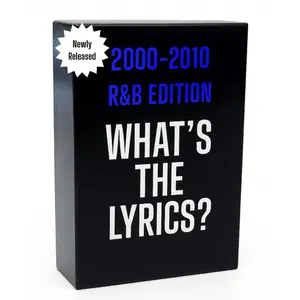 2000-2010 R&B Edition Finish the Lyric & R&B Trivia Card Game for 2000s-2010s Fans