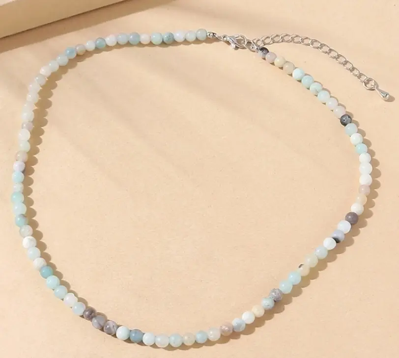 Calm Waters Amazonite Beaded Necklace