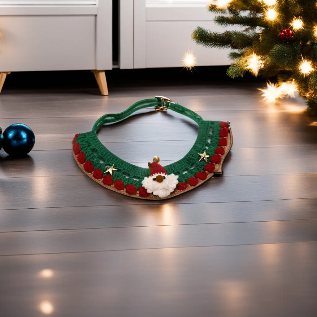 Jingle Paws Holiday Collar – Festive Christmas Accessory for Cats & Dogs