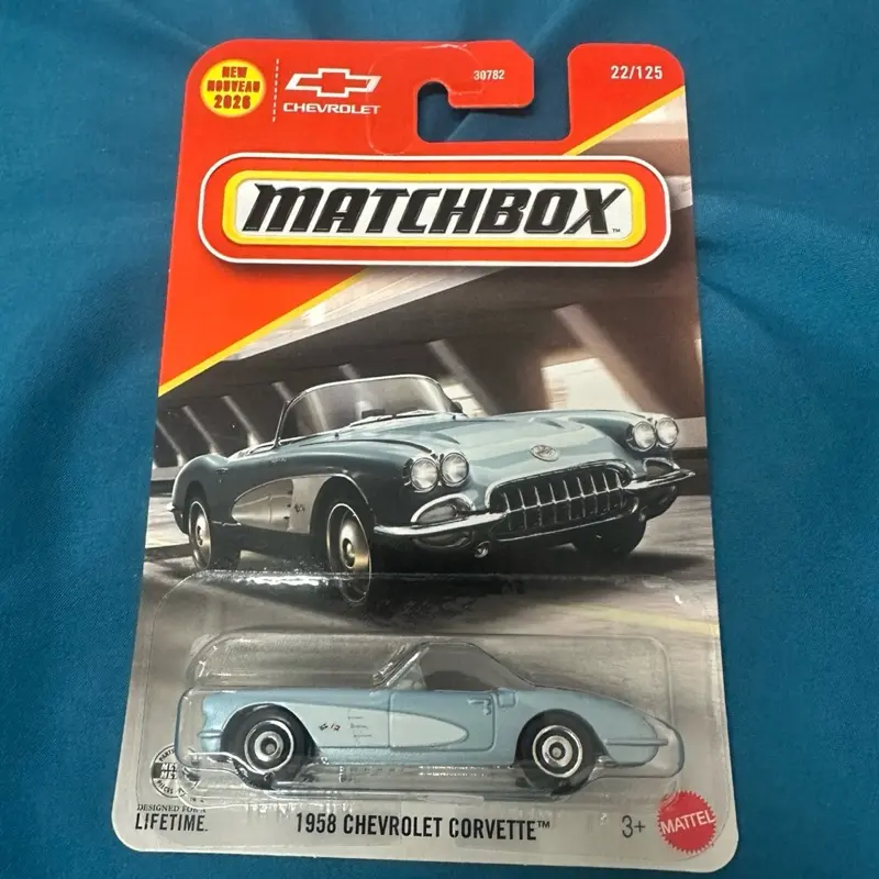 2026 MATCHBOX 1958 Chevrolet Corvette 22/125 Metallic Blue