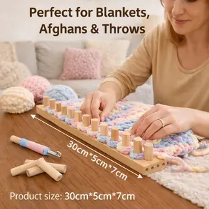 Super Soft Chenille Yarn for Hand Knitting – Chunky Plush Yarn for Blankets, Scarves & Throws, 100% Polyester, Beginner Friendly, DIY Crochet & Arm Knitting Yarn