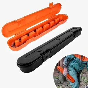 Heavy chainsaw chain storage box Universal capacity Wall mount Portable anti-twist organizer Saw blade accessories Storage box Reinforcement material