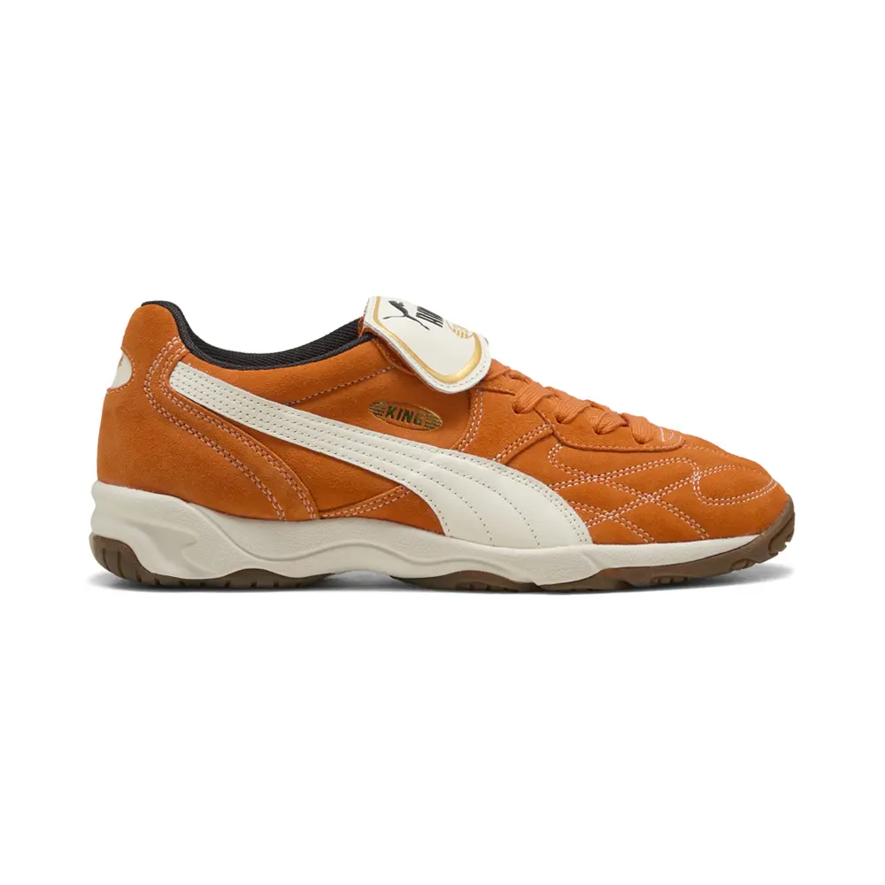 PUMA Mens King Indoor Royalty Lace Up Sneakers Shoes Casual - Orange