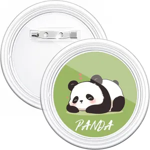 15 count DIY Button Pins 3 Inch Clear  Button Pin Bulk, Custom Buttons Blank Buttons Pins for School and Parties for DIY Craft Supplies, Make Your Own Badges