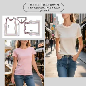 Women's Xxs-3xl Full Set Sewing Patterns, 8 Sizes, Ideal for Custom Clothing Design, Handmade Fashion & DIY Fabric Making