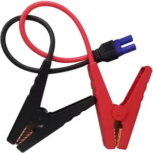 EC5 Jump Starter Cable with Battery Clamps - 12V Replacement Alligator Clips to EC5 Female Connector Car Jumper Cable for Emergency Portable Car Jump Start Battery Booster Cable 10AWG Wire