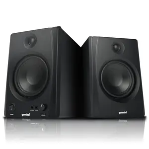 SMX-5BT 5” Studio Monitor Speakers with Bluetooth - 200W Peak Power, TRS/RCA/Aux Inputs, Acoustic Tuning, Active/Passive Pair for Home Studio, DJ, and Music Production