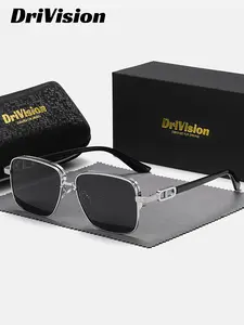 1 Pair Drivision Unisex Full Frame Frog Frame Polarized Sunglasses Fashion design UV400