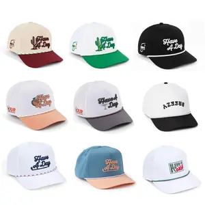 Full Collection Breezy Golf "Have A Day" Retro Premium Rope Hat Series | Limited Edition Tour Championship & WM Phoenix Open Collab | Aesthetic Performance Golf Cap | Multi-Color Summer Essentials | Luxury Golf Gift for Men & Dad