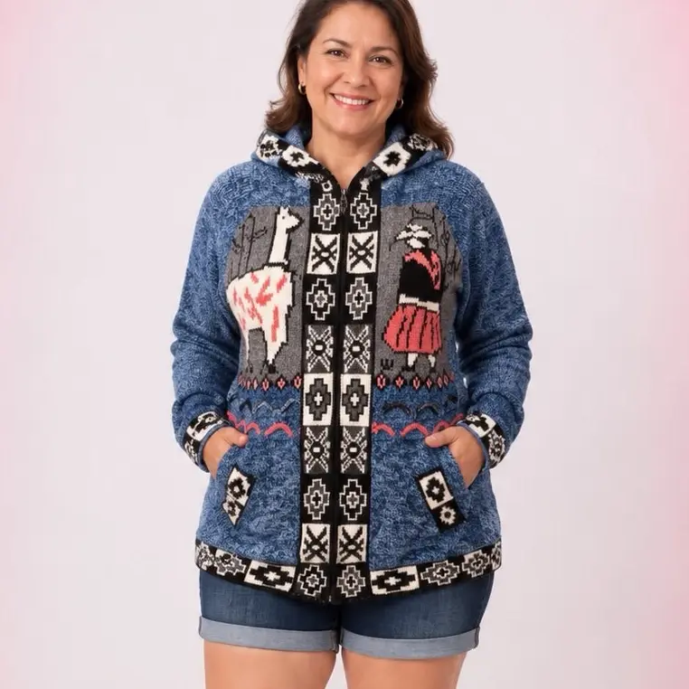 Sueter Peru Indita $35 - Artesanal Made by Hand Lightweight & Easy to Style for Everyday - sueter de alpaca Sueter peruano