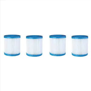 4Pcs Pool Filter Cartridges Type H Replacement Swimming Pool Filter for Pool Filter Pump Cleaner
