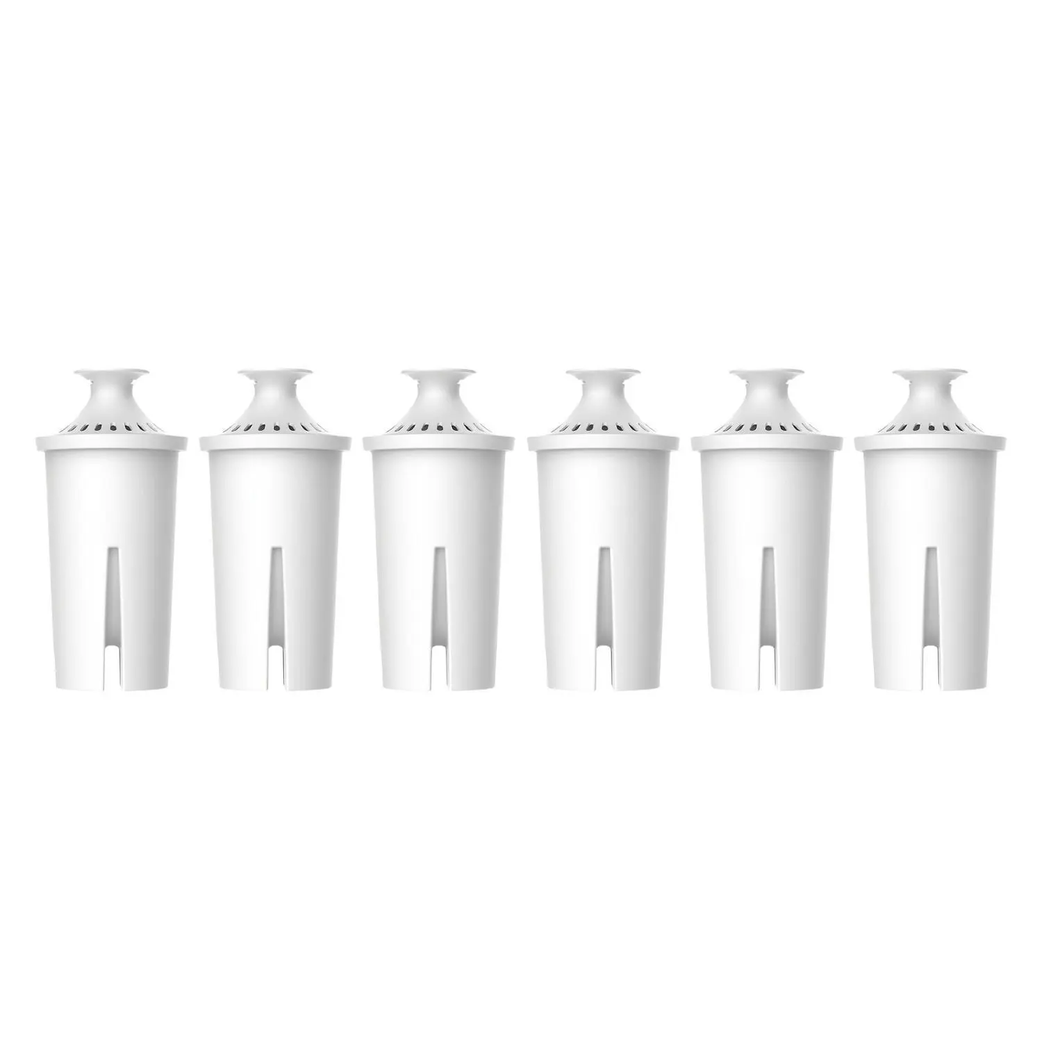 6 Pack BluePurity Pitcher Water Filter, Replacement For Filters, Pitchers, Dispensers, Classic OB03, Mavea 107007, 35557, And More