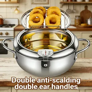 Countertop Deep Fryer + 5 FREE Kitchen Accessories!  Fry Chicken, Fries & Tempura Easily