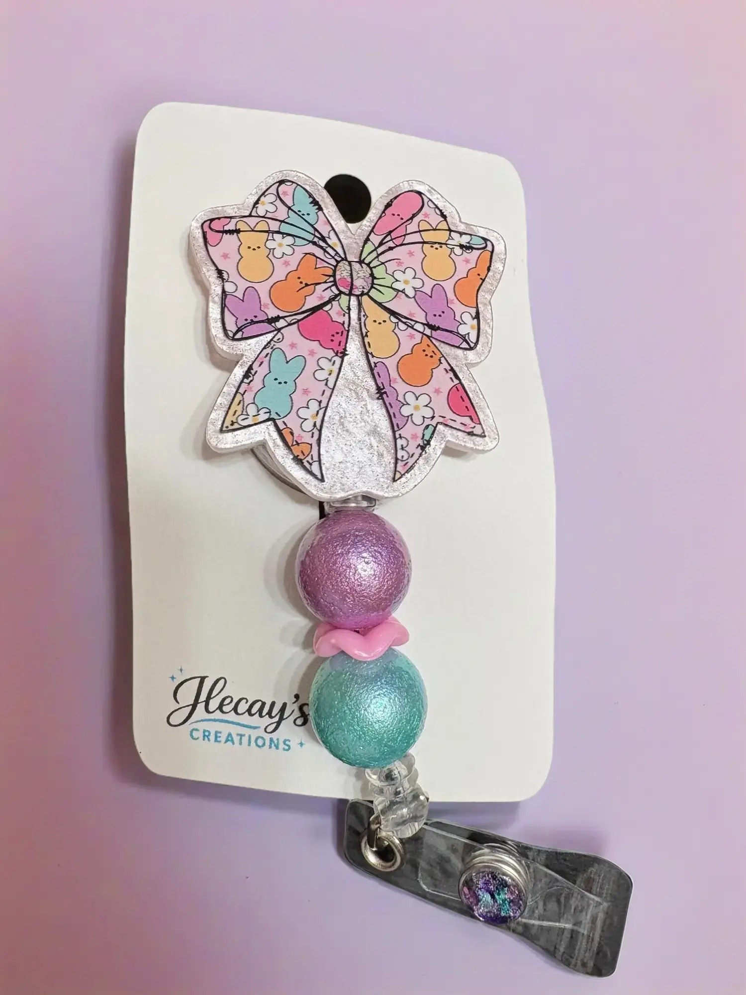 Live Claim- Beaded/Non-Beaded Badge Reel