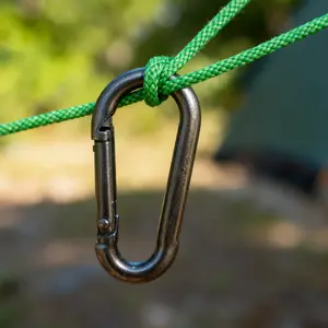 Spring Snap Hooks Carabiners, Heavy Duty Carabiner, Stainless Steel Spring Clips, Carabiner Clip, Spring Snap Hook Carabiner for Keys, Bags, Outdoor, Durable Stainless Steel, Quick Access Carabiner, So Many Uses