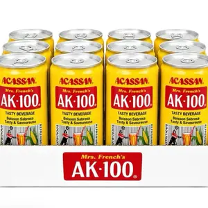 ACASSAN AK-100 Sweet Vanilla Flavor Krunchy Kurls Snack, 12-Count Pack