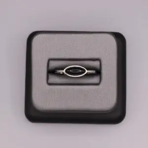 Sterling Silver Stone Ring - Oval Onyx Sterling Silver Stone Ring - Oval Onyx