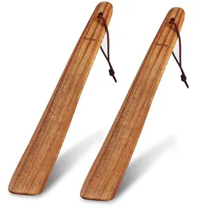 2 Pack Teak Wood Spatula, 12 Inch Wooden Spoons for Cooking, Egg Scraper, Flat Steak Turner, Dough Whisk Spurtle Baking Utensil, Heat Resistant Spatulas for Cast Iron Flipping, stirring, Turning