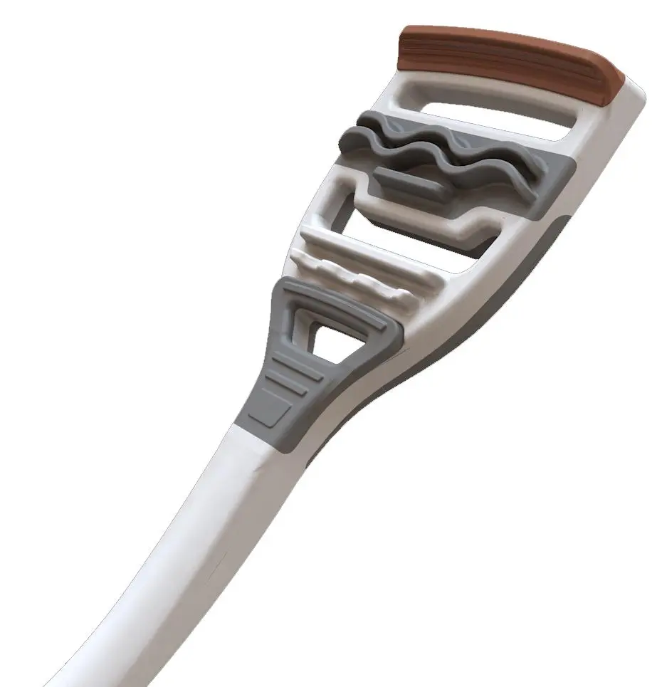 Dentemp Copper Clean Manual Tongue Cleaner, Plastic Ergonomic Design, Cleansing Tool for Freshening Breath