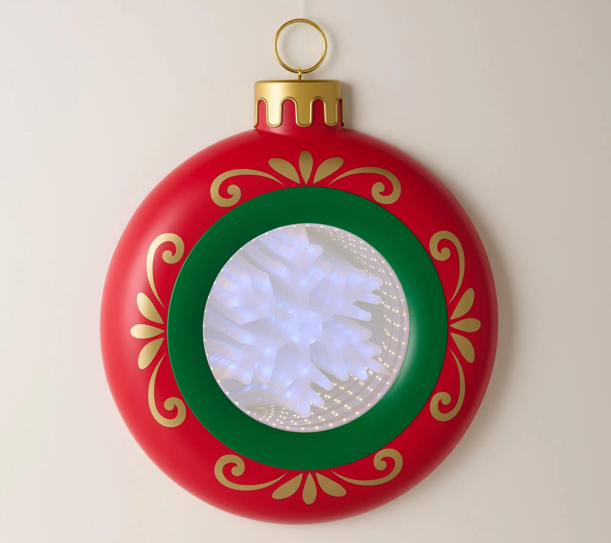 Kringle Express 20" Blowmold Ornament with LED Snowflake Kringle Express 20" Blowmold Ornament with LED Snowflake
