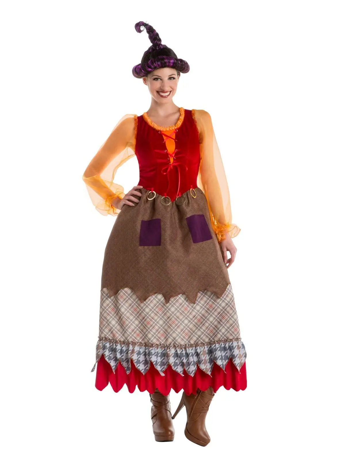 LF Centennial Pte. Women's Goofy Salem Sister Witch Costume Small Red