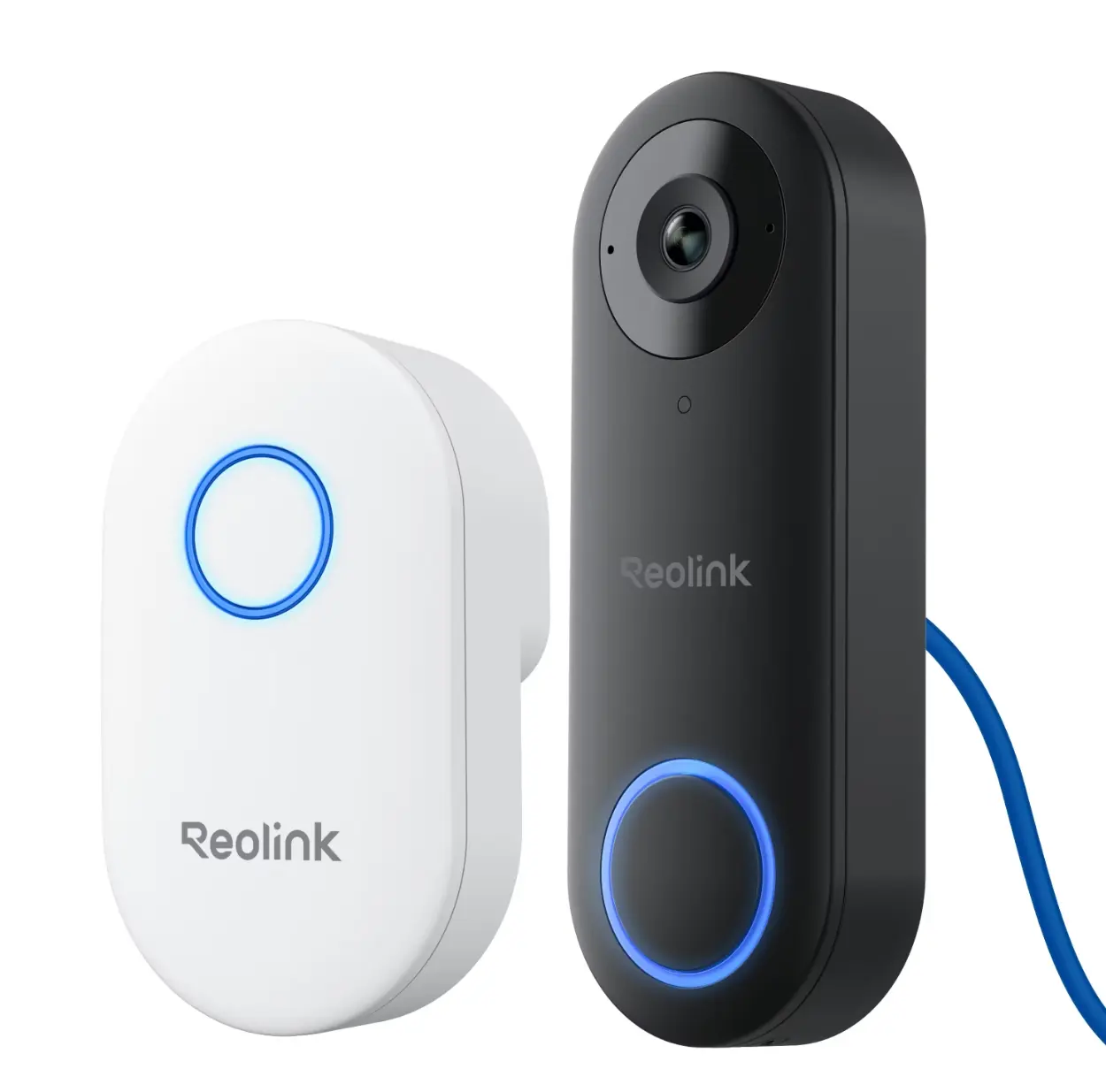 D340P 2K+ 5MP POE VIDEO DOORBELL CAMERA WITH CHIME. 180 DIAGONAL VIEW. NIGHT VIS