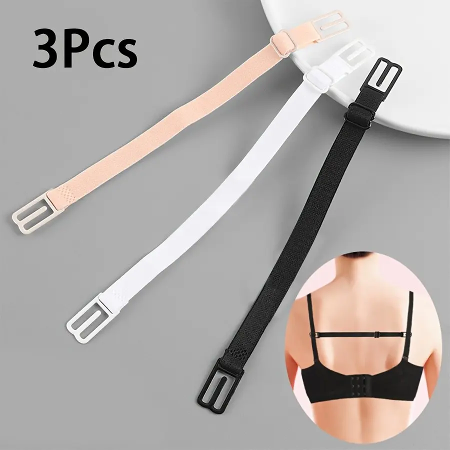 3-Pack Bra Strap Anti-Slip Clips, Adjustable Fit Wide Non-Slip Bra Straps, Secure Breastband Fasteners, Comfortable & Durable Design, Accessories, Underwear, Bra Accessory