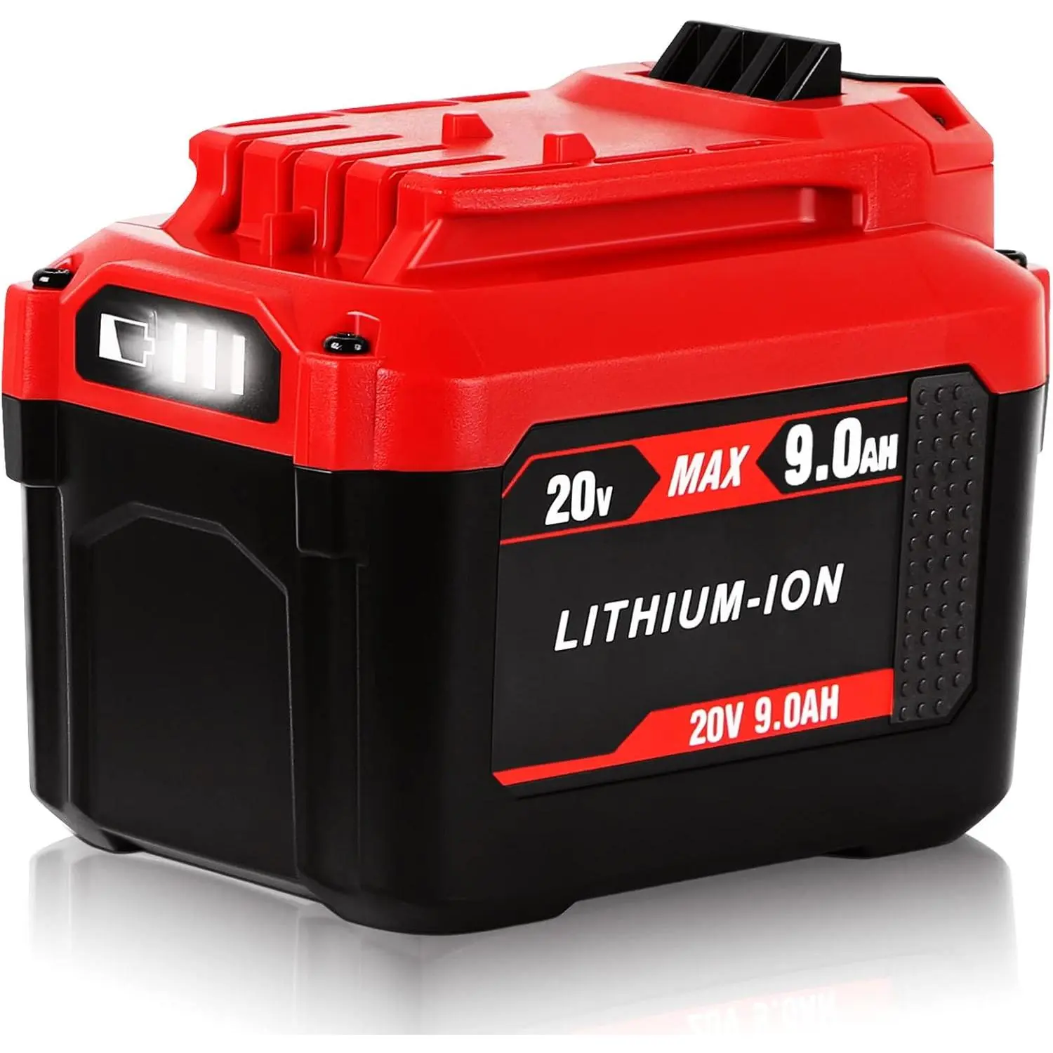 Craftsman 20V V20 Series Replacement Lithium-Ion Battery, 9.0Ah Capacity, ABS+PC Shell, Drop-Resistant, Compatible with CMCB205, CMCB204, CMCB206, CMCB202, CMCB201 & More 20V Cordless Power Tools Batteries, Lithium Ion Batteries