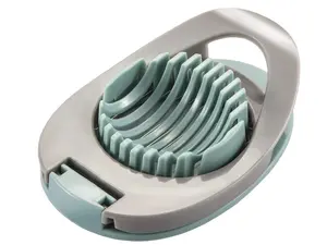 Egg Slicer for Boiled Eggs Strawberry Cutter with Stainless Steel Wire （Green）