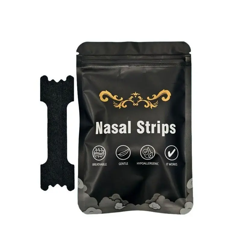 60/90 Pcs Anti-Snoring Nasal Strips, Nasal Dilator, Breathable Comfort, Night Sleep Quality Improvement, Nose Congestion Relief, Home & Travel Breathing Aid