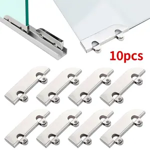 Glass Sliding Door Pulley, 10pcs Mini Glass Sliding Door Roller, Mobile Roller Pulley, Hardware Accessory Clamp Wheel