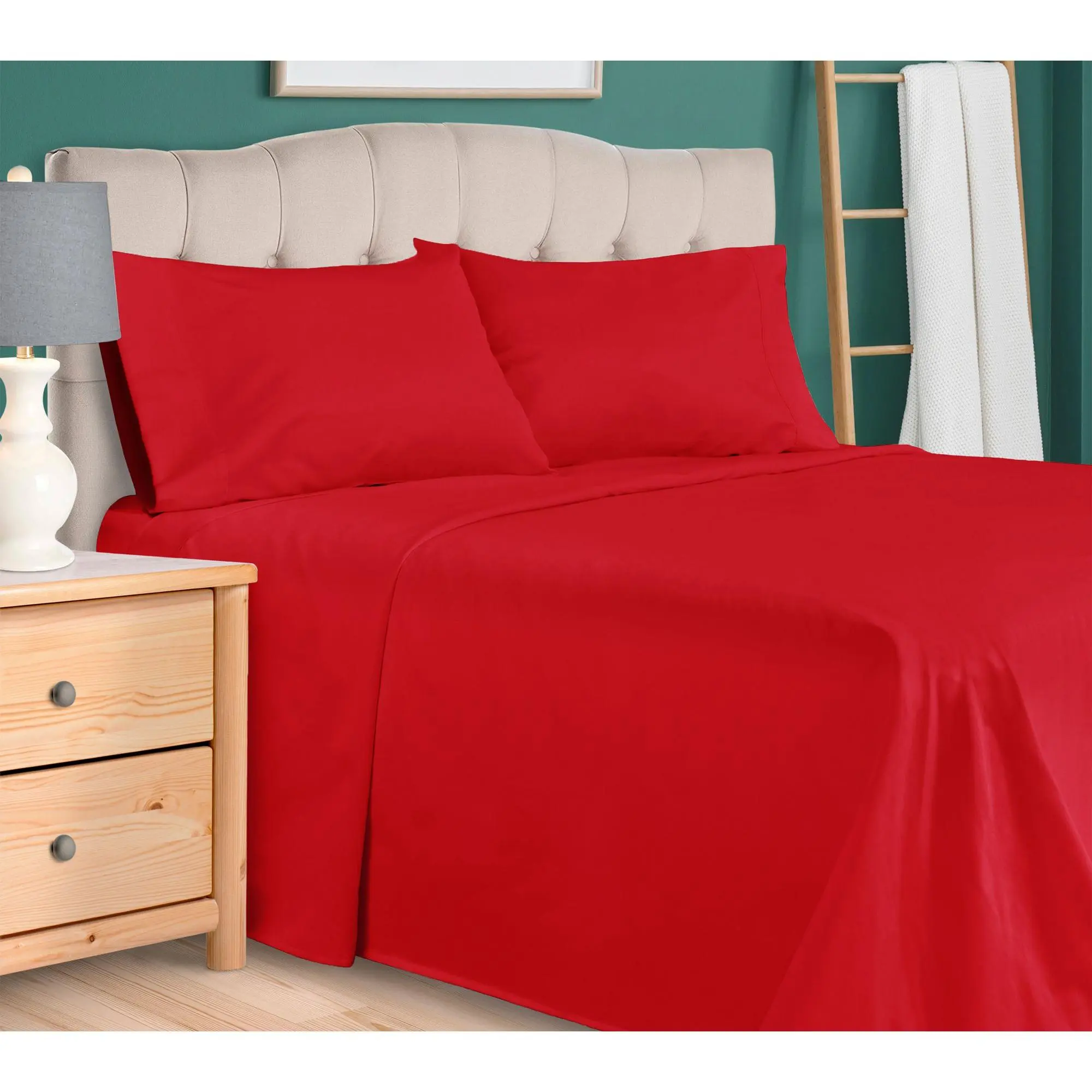 Superior 300 TC Egyptian Cotton Deep Pocket She et Set,Cal Kin