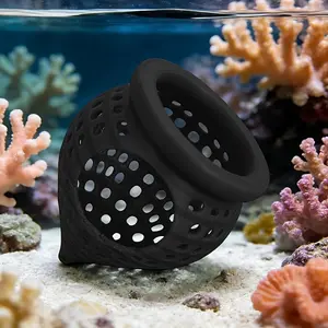 A Sturdy Betta Fish Hammock, a 3D Printed Feeding Station Shelter, a Designed Aquarium Fish Cave Hammock, And a Compact Aquatic Design