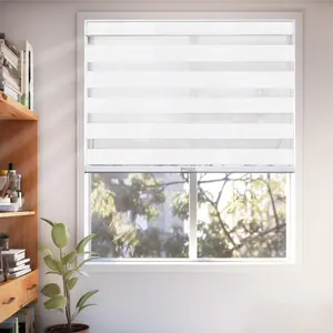 CHICOLOGY Zebra Blinds , Roller Window Shades , Blinds for Windows