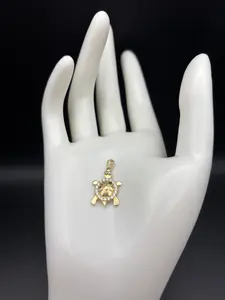 10K Gold Turtle Pendant