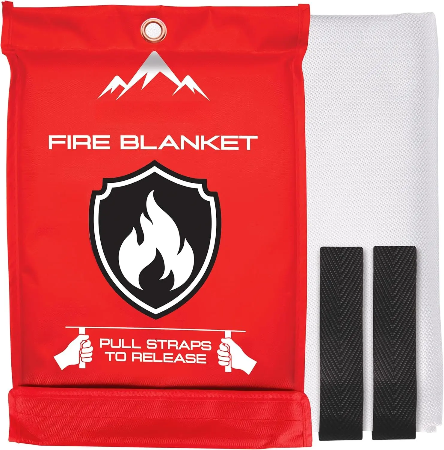 Fire Blanket - 1-Pack 40x40 Stay Prepared With Our Fireproof Blanket Extinguish Flames for Your  Kitchen - Be a hero with first house  haves along with Extinguisher -  Safety
