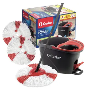 LIMITED DEAL: O-Cedar EasyWring Power Spin Mop System + 2 Extra Mop Head Refills (3 Ct.)