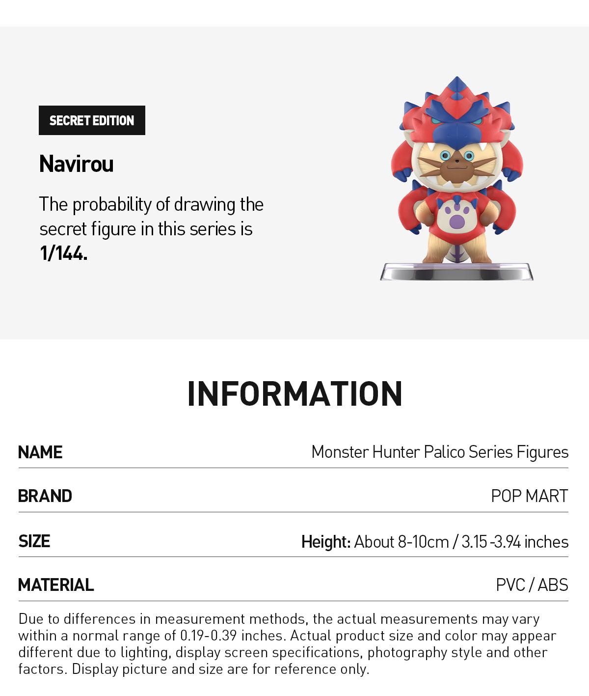 POP MART Monster Hunter Palico Series Figures Blind Box