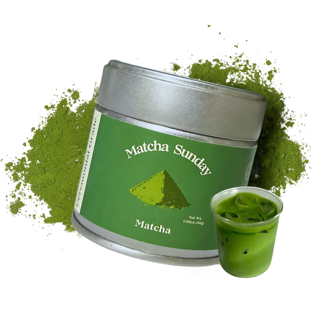 Matcha Sunday Ceremonial Grade Matcha Powder (30g/1.06oz) - Traditional ...