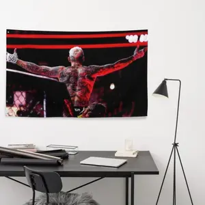 Charles Oliveira Inspired Room Flag, Motivational Wall Decor, Hard Work and Dedication, Inspirational Gift