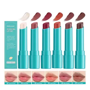 Lakerain Hydrating Lip Tint - Long-Lasting Moisture Jelly-Like Tint with Natural Color Korean Lip Makeup Lightweight & Glossy for Daily Use 24-Hour Hydration 6 Versatile Shades - Moisturizing