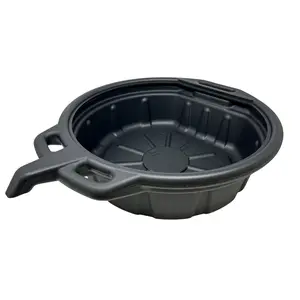 17 Quart Oil Drain Pan - Large 4 Gallon Capacity with Pour Spout - Heavy Duty