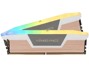 CORSAIR Vengeance RGB 16GB (2 x 8GB) 288-Pin PC RAM DDR5 6000 (PC5 48000) Custom Lab GBT Wood Desktop Memory Desktop Memory Model CMH16GX5M2E6000Z36WGWL