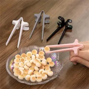 Reusable Finger Chopsticks, 4 Counts/set U Bracket Design Finger Chopsticks, Snack Grabber Tongs, Cutlery, Kitchen Utensils for Daily Use, Tableware