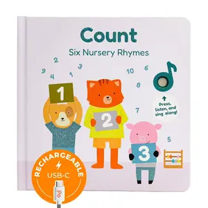 Count with Me Nursery Rhymes. Interactive Sound Book for Children. Press, Listen and Sing Along!