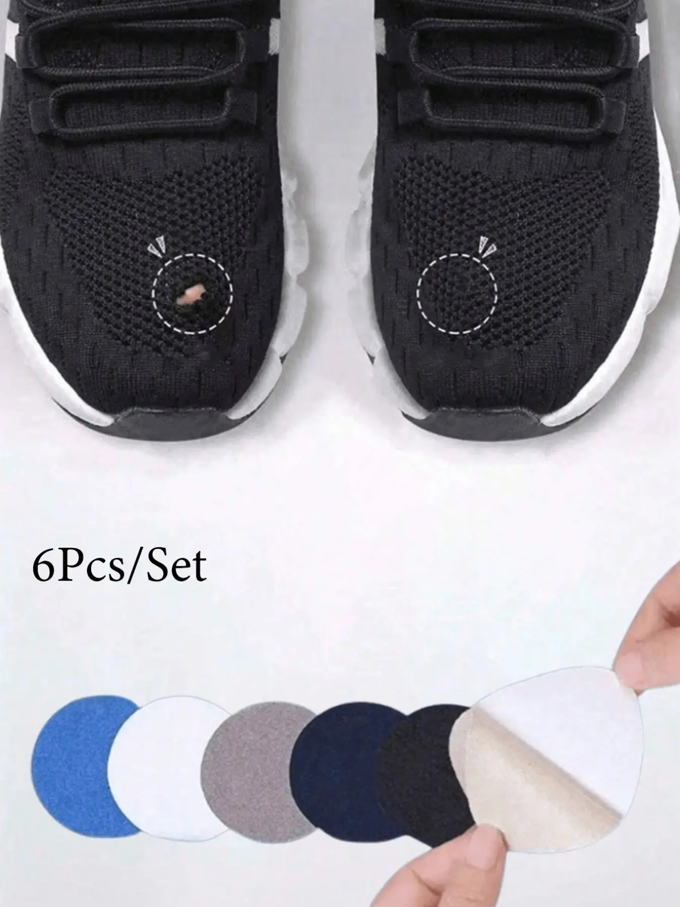 アイ Self-Adhesive Sports Shoe Repair Patches, Mesh Fabric Patch Kit