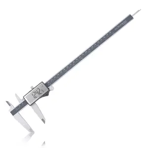 Clockwise Tools 0-12 Inch/300mm Stainless Steel IP54 Digital Caliper, Inch/mm/Fraction Conversion