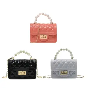 Little Girls Crossbody Purses with Chain Handbag Mini Casual Messenger Shoulder Bag