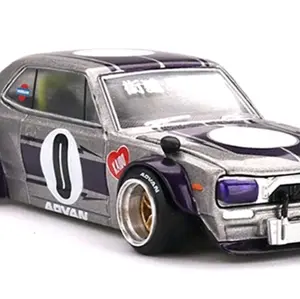 Mini GT x Kaido House 1:64 Nissan 2000GT-R KPGC10 Kaido Works V1 Model Car with ADVAN Tires and Number 0 Design