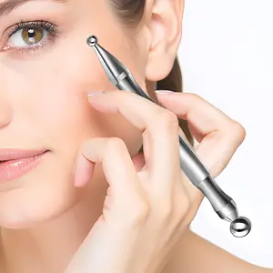Acupuncture Pen for Deep Tissue Massage, Stainless Steel Facial Reflexology Tool, Effective Trigger Point Massager